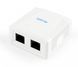Розетка Cablexpert на 2 порти, RJ-45, 5Е cat, зовнішня NCAC-2U5E-01 NCAC-2U5E-01 фото 2
