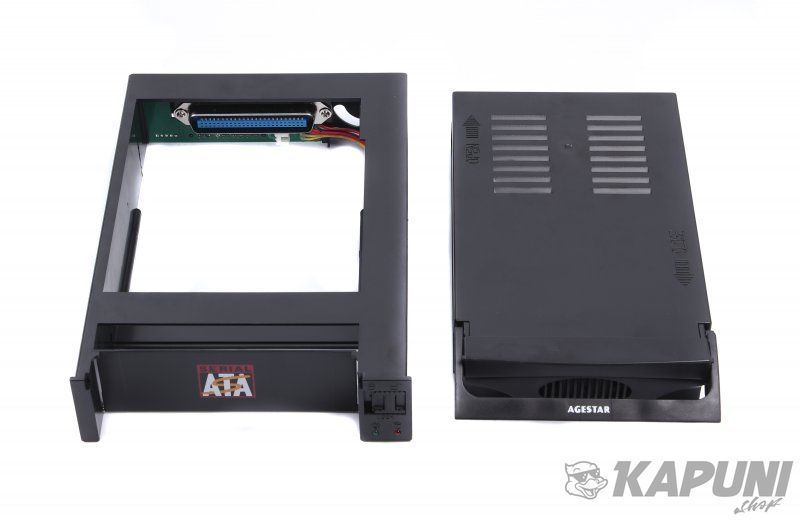 Внутрішня кишеня SATA пластик, чорний, Slide Switch Agestar SR3P-S-1F(BLACK) SR3P-S-1F(BLACK) фото