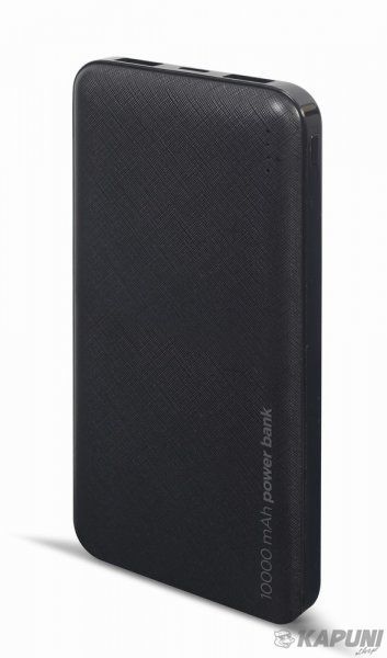 Повербанк RIVACASE Gembird 10000mAh Black (PB10-02) PB10-02 фото
