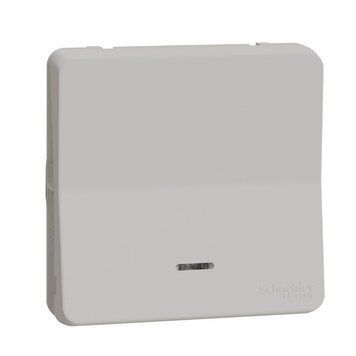 Механизм кнопочного выключателя Schneider Electric Mureva Styl с подсветкой IP55 белый MUR39127 MUR39127 фото