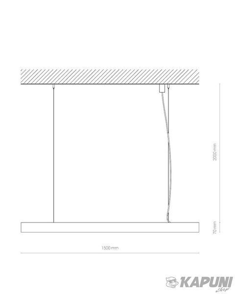 Лінійний світильник Nowodvorski 10213 Cl Office Pro LED 150 40W 3000K 4540Lm IP20 Black 10213 фото