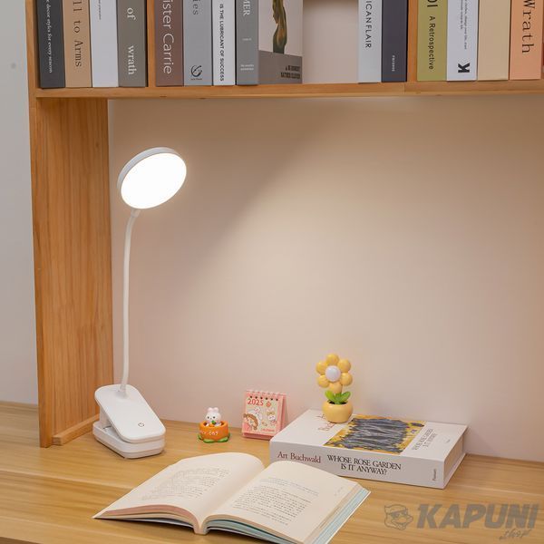 LED Світильник настільний 5W-2800-6500K Type-C+Battery EUROLAMP LED-TLB-5W(P) фото