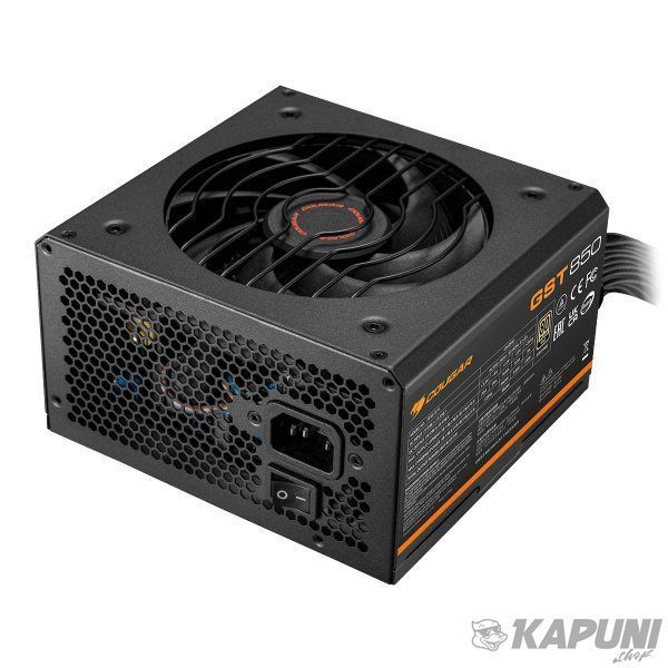 Блок питания Cougar 850 Вт, 80 Plus Gold, ATX 3.1, 120 мм HDB Fan, 8 SATA + 6 PCI-E GST 850 GST 850 фото