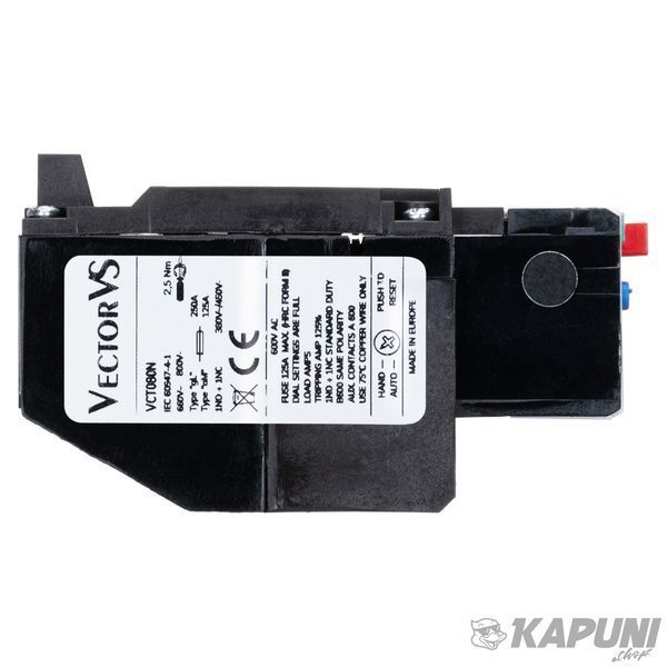 Теплове реле VCT від 50 до 63 А для VCN від 80 до 100 Vector VS VCT063N VCT063N фото