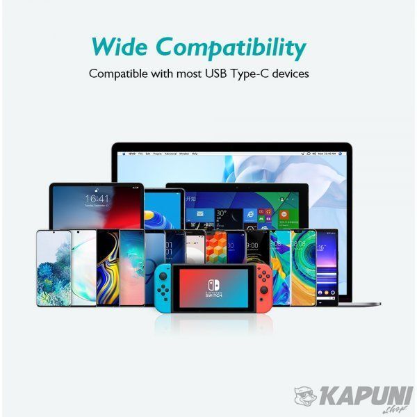 Кабель преміум якість USB 2.0 A-тато/C-тато,1 м., AC0002-WH AC0002-WH фото