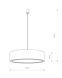 Люстра Nowodvorski 8942 Mist III Zwis E27 3x25W IP20 White 8942 фото 2