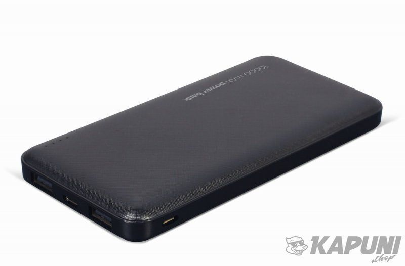 Повербанк RIVACASE Gembird 10000mAh Black (PB10-02) PB10-02 фото