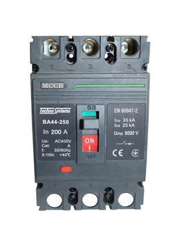 Автоматический выключатель TechnoSystems ВА44-250 3Р 200А 35кА TNSy5506732 TNSy5506732 фото