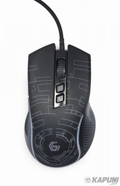 Оптична ігрова миша, USB інтерфейс, 3600 dpi, пiдсвiчування Gembird MUSG-RGB-01 MUSG-RGB-01 фото