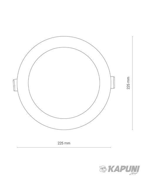 Точечный светильник Nowodvorski 8780 Kos LED 1x10W 3000K 850Lm IP44 White 8775 фото