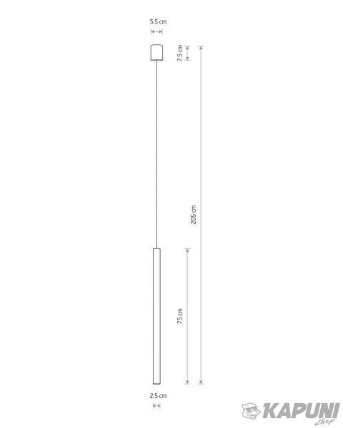 Підвісний світильник Nowodvorski 8431 Laser Zwis 750 G9 1x10W IP20 Solid Brass 8431 фото