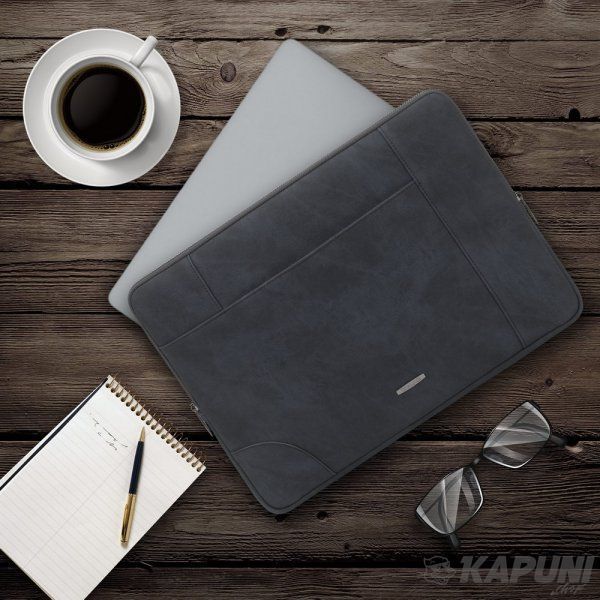 Чохол для ноутбука 13.3", колекцiя "Vagar", шкiра, чорний RIVACASE 8903 (Black) 530.82 фото