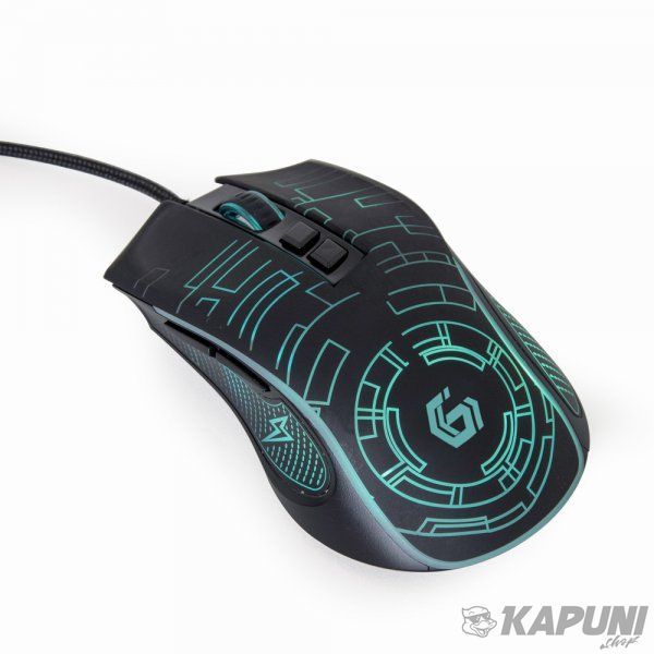 Оптична ігрова миша, USB інтерфейс, 3600 dpi, пiдсвiчування Gembird MUSG-RGB-01 MUSG-RGB-01 фото