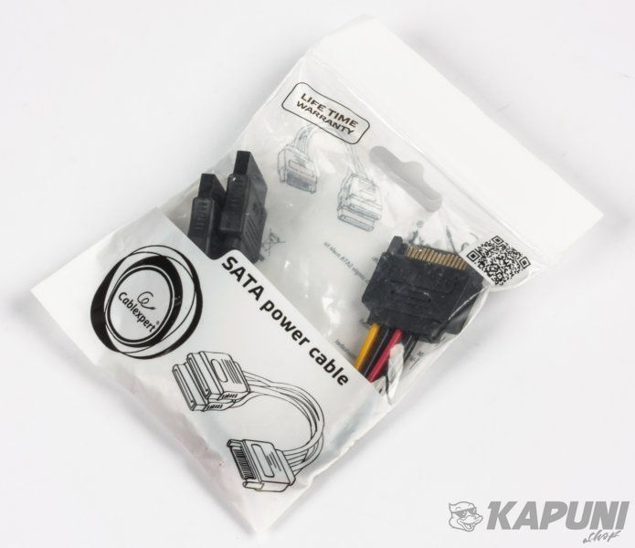 Кабель питания SATA двойной 0.15 м Cablexpert CC-SATAM2F-01 CC-SATAM2F-01 фото