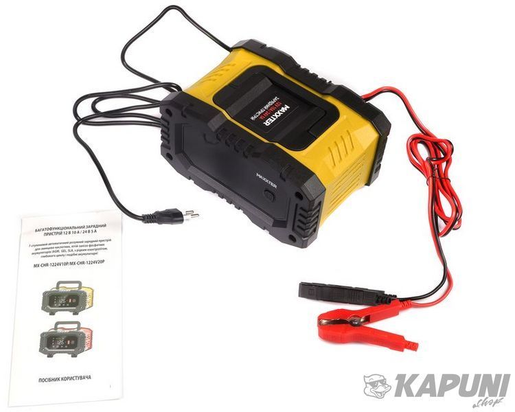 Зарядний пристрій для АКБ 12-24В, 10А Maxxter MX-CHR-1224V10P фото