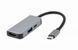 Док станция USB-C 3-в-1 (USB/HDMI/PD), серый Cablexpert A-CM-COMBO3-02 A-CM-COMBO3-02 фото 1