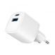 Сетевое зарядное устройство для Gembird 1 USB-A + 1 Type-C (PD20Вт + QC3.0 18Вт), белый TA-UC-PDQC20-W-01 TA-UC-PDQC20-W-01 фото 4