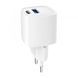 Сетевое зарядное устройство для Gembird 1 USB-A + 1 Type-C (PD20Вт + QC3.0 18Вт), белый TA-UC-PDQC20-W-01 TA-UC-PDQC20-W-01 фото 6