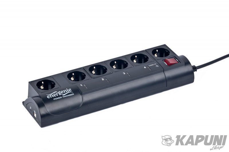 Сетевой фильтр EnerGenie программируется, USB интерфейс EG-PMS2 EG-PMS2 фото