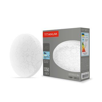 LED світильник настінно-стельовий TITANUM 18W 5000K Кільця TLCL-185C 26692 фото