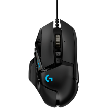 LOGITECH G502 Corded Gaming Mouse - HERO - BLACK - USB - EER2 L910-005470 фото