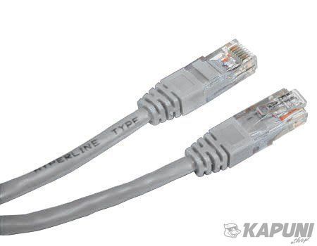 Патч корд, UTP, категория 5E, литой, 50u" штекер с фиксатором, 30 м, серый Cablexpert PP12-30M PP12-30M фото