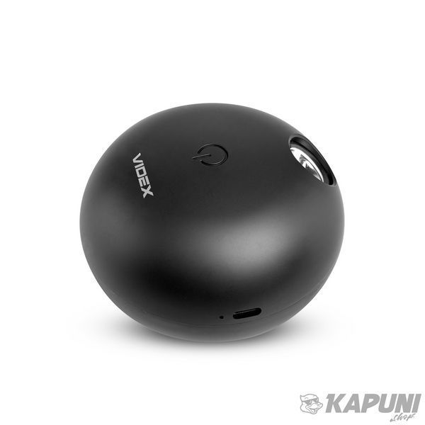 LED лампа настiльна с акумулятором VIDEX 3W 3000-5500K черная VLE-TF18B 27855 фото