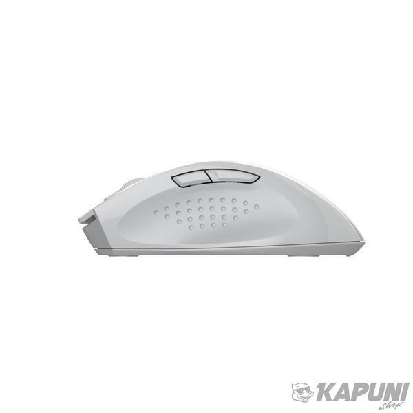 Мышь беспроводная бесшумная Fstyler, USB, 3200 dpi, Double Click A4Tech FG55S Plus (White) фото