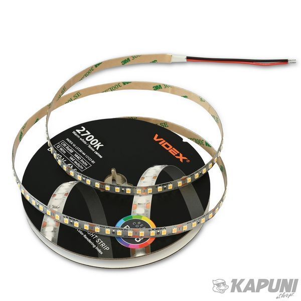 LED стрічка VIDEX DC12V 60W 5M 2700K Ra98 IP20 VL-LST28144-12122-B5 29197 фото