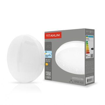 LED світильник настінно-стельовий TITANUM 18W 5000K Зоряне небо TLCL-185S 26687 фото