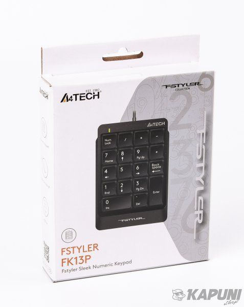 Fstyler Numeric Keypad USB A4Tech FK13P (Black) FK13P (Black) фото