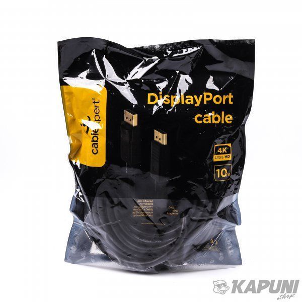 Кабель DisplayPort V1.2, 4К 60 Гц, 10 м Cablexpert CC-DP2-10M CC-DP2-10M фото