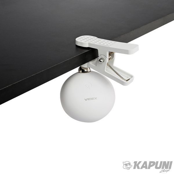 LED лампа настiльна с акумулятором VIDEX 3W 3000-5500K белая VLE-TF18W 27856 фото