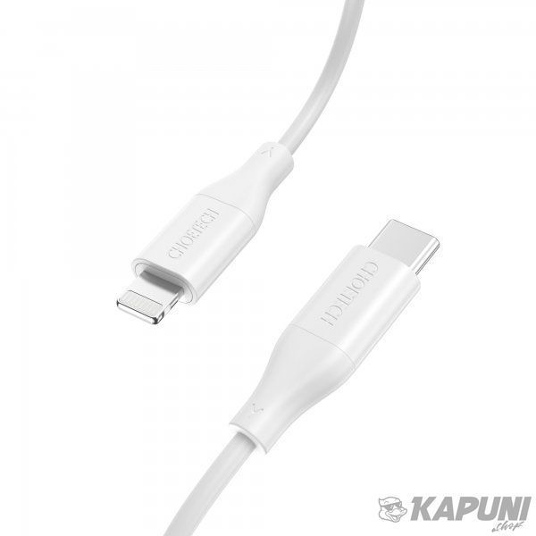 Кабель MFI, USB 2.0 Power Delivery (PD), C-тато/Lightning, 1 м, IP0040-WH IP0040-WH фото