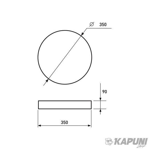 LED Світильник EUROLAMP з пультом керування Hursa 50W 3000-6500K LED-SL-50W-T14 фото