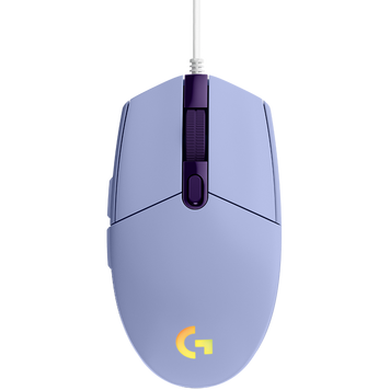 LOGITECH G102 LIGHTSYNC Corded Gaming Mouse - LILAC - USB - EER L910-005854 фото