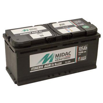 MIDAC Itineris Акумулятор автомобільний 12V 105Ah START/STOP 605.901.095 фото