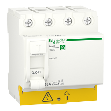 Пристрій захисного відключення Schneider Electric Resi9 4P 63A 300mA А-S R9R65463 R9R65463 фото