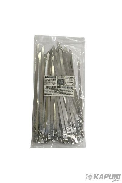 Хомут ХС 4.6x300mm сталь нержавіюча AISI304 TNSy TNSy5503378 фото