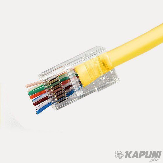 Інструмент для обтиску роз'ємів RJ45/RJ12/RJ11 обрізає при обтиску Cablexpert T-WC-05 T-WC-05 фото