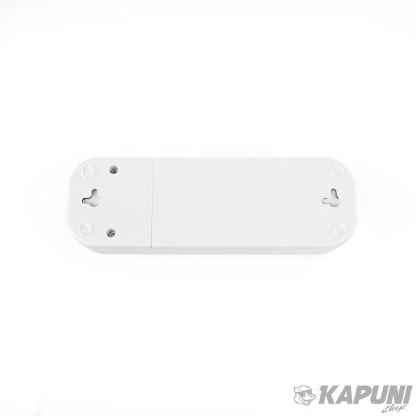 Колодка подовжувача с заземлением 3 гнізда с кнопкою белая TITANUM STANDARD TF-BS316G-W 27451 фото