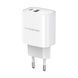 Сетевое зарядное устройство USB-A+Type-C 30W белый EUROELECTRIC Charger-18/30W фото 1