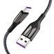 Кабель премиум качество USB 2.0, A-папа/C-папа, 5A, 1,2м., AC0013-BK AC0013-BK фото 1