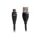 Кабель micro USB 2.0 A-тато/Micro B-тато, преміум, 2.4 А, CCPB-M-USB-11BK CCPB-M-USB-11BK фото 1