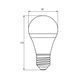 LED Лампа EUROELECTRIC А60-7W-E27-4000K LED-A60-07274(EE) фото 3