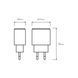Сетевое зарядное устройство USB-A+Type-C 30W белый EUROELECTRIC Charger-18/30W фото 3