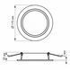 LED світильник Back вбудований круглий VIDEX 15W 5000K Black VL-DLBR-155B 27867 фото 5