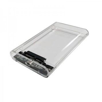 Зовнішня кишеня 2.5", USB 3.2, 12.5mm /15mm HDD/SSD, прозорий Agestar 3UB2P6C (Transparent) 3UB2P6C (Transparent) фото