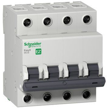 Автоматичний вимиkAч Schneider Electric Easy 9 4П 16А 4,5kA крива B EZ9F14416 фото