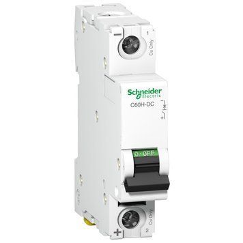 Автоматический выключатель Schneider Electric Acti9 C60H-DC 250В 6А 1Р С (A9N61506) A9N61506 фото